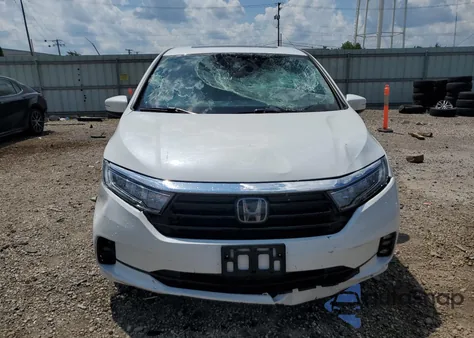 2021 Honda Odyssey Exl from USA, damaged, VIN 5FNRL6H72MB032846